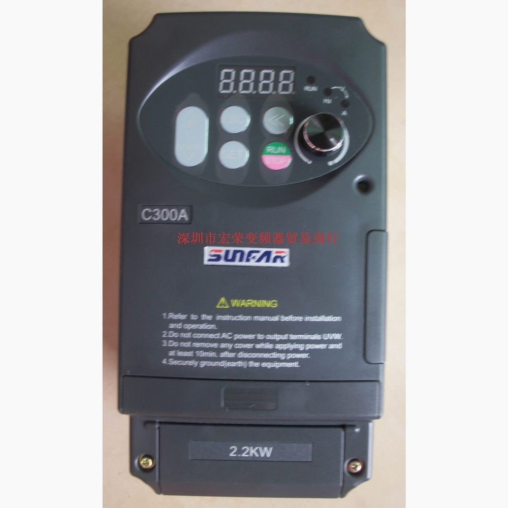 SUNFAR变频器C300A-2S0022及C300A-4T0022和外延面板现货