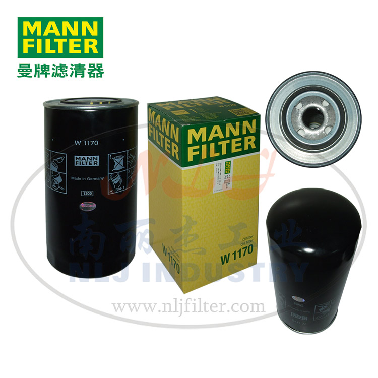 MANN-FILTER(曼牌濾清器)油濾W1170
